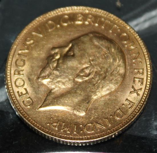 1931 gold sovereign, S.A.